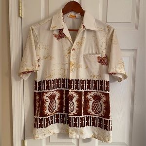 McInerny vintage men’s 60’s/70’s Hawaiian short sleeves button down, sz M